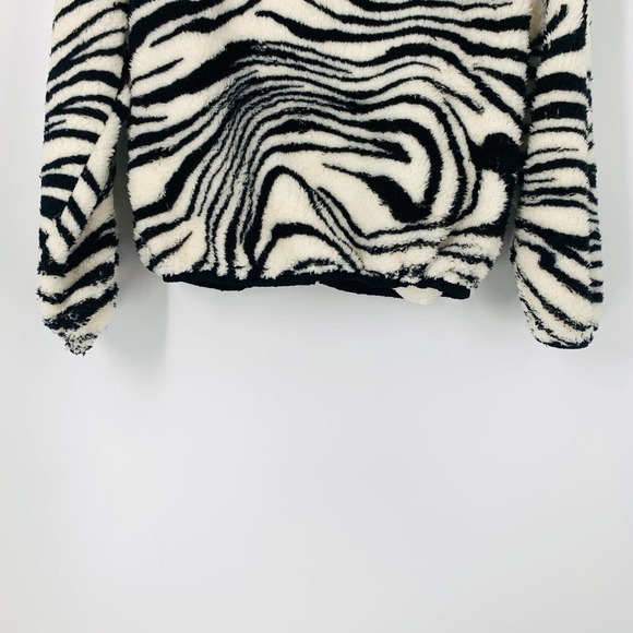 Plush x Revolve Teddy Sherpa Fleece Jacket S to L Animal Print Retro Glam Rock - Picture 8 of 11